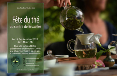 Fête du thé en plein air