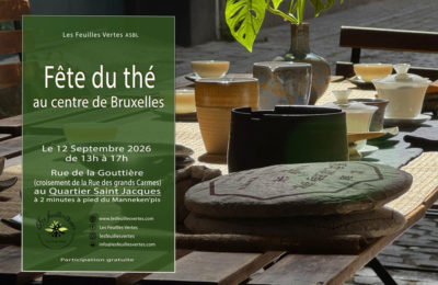 Fête du thé en plein air